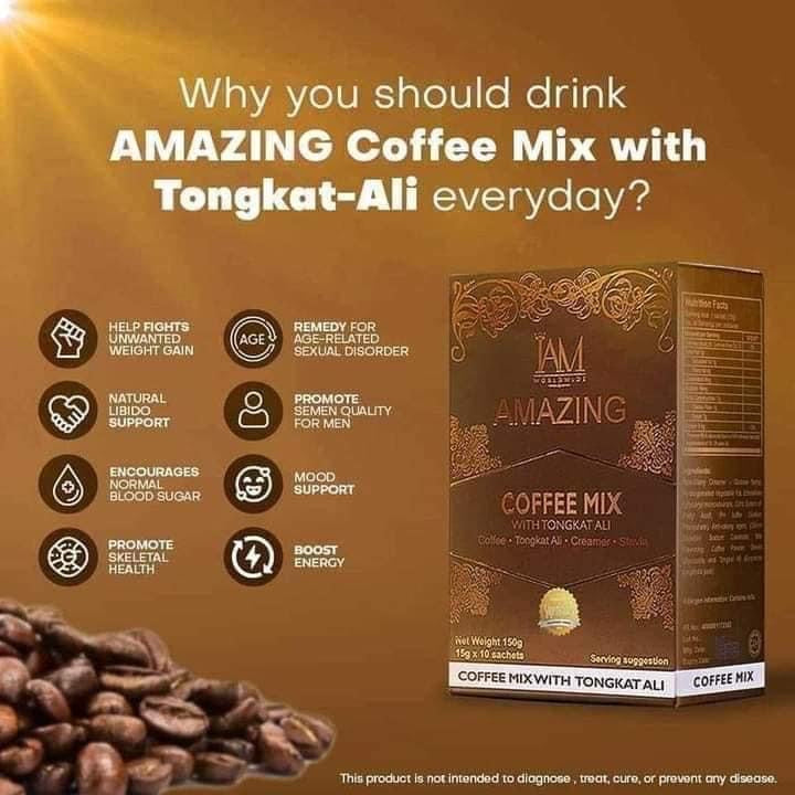 IAM Worldwide Amazing - Coffee Mix with Tongkat Ali