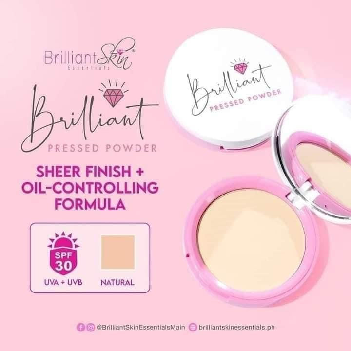 Brilliant Pressed Powder - Natural