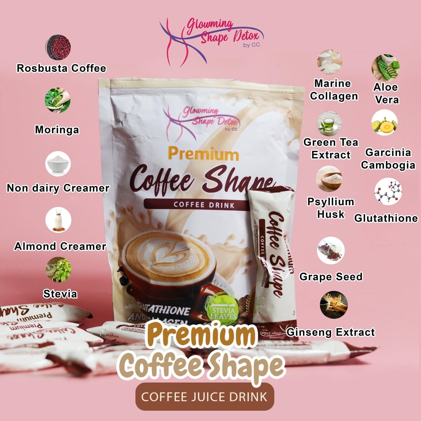 Glowming Shape Detox - Premium Coffee Shape