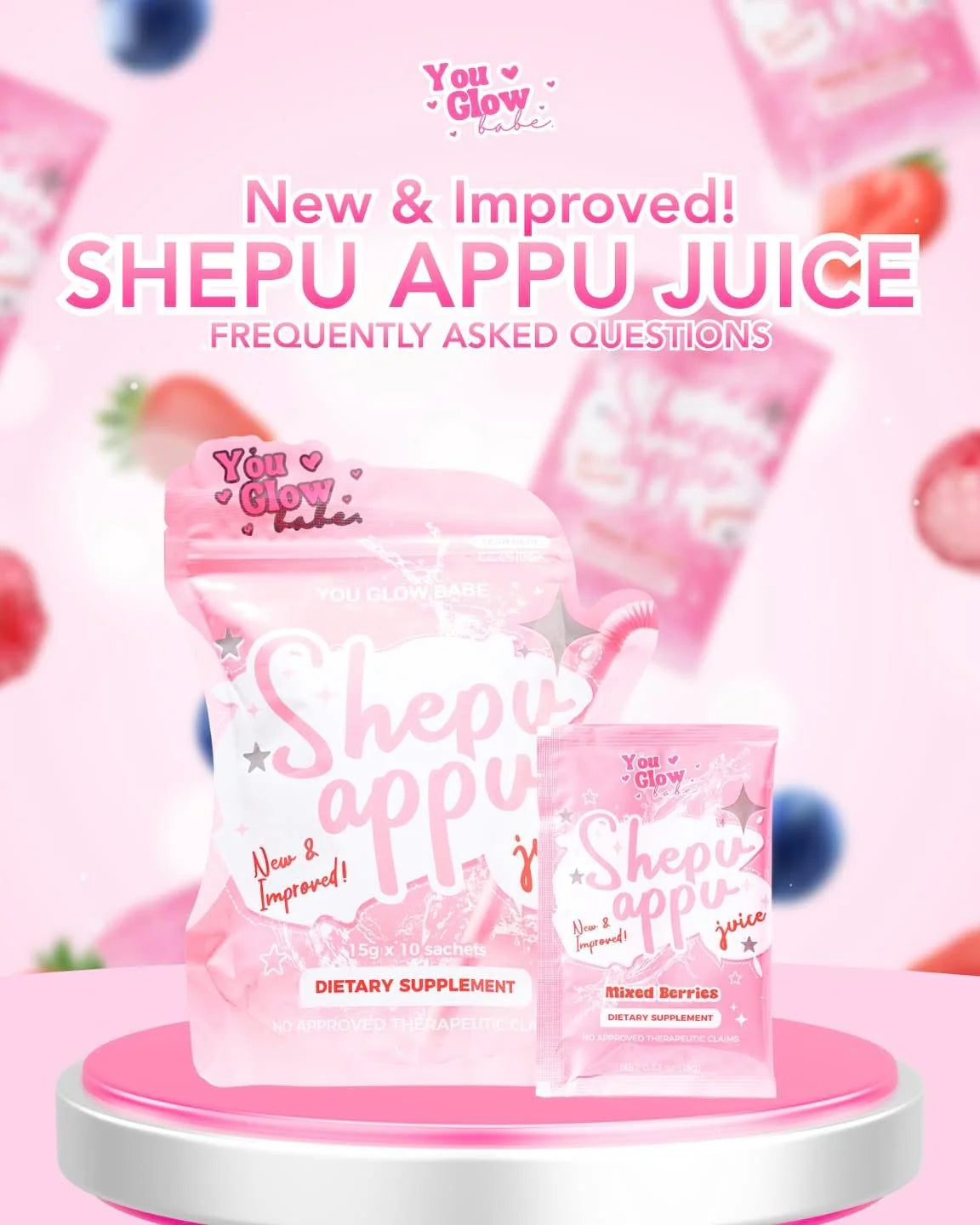 You Glow Babe - Shepu Appu New and Improved Juice ( New Formula with Probiotic and Prebiotic )