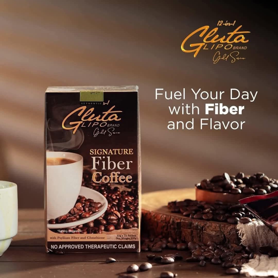 Gluta Lipo Gold Series Signature Fiber Coffee