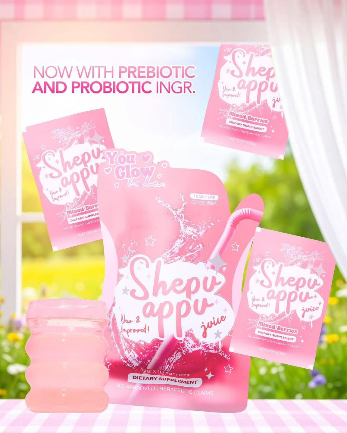 You Glow Babe - Shepu Appu New and Improved Juice ( New Formula with Probiotic and Prebiotic )