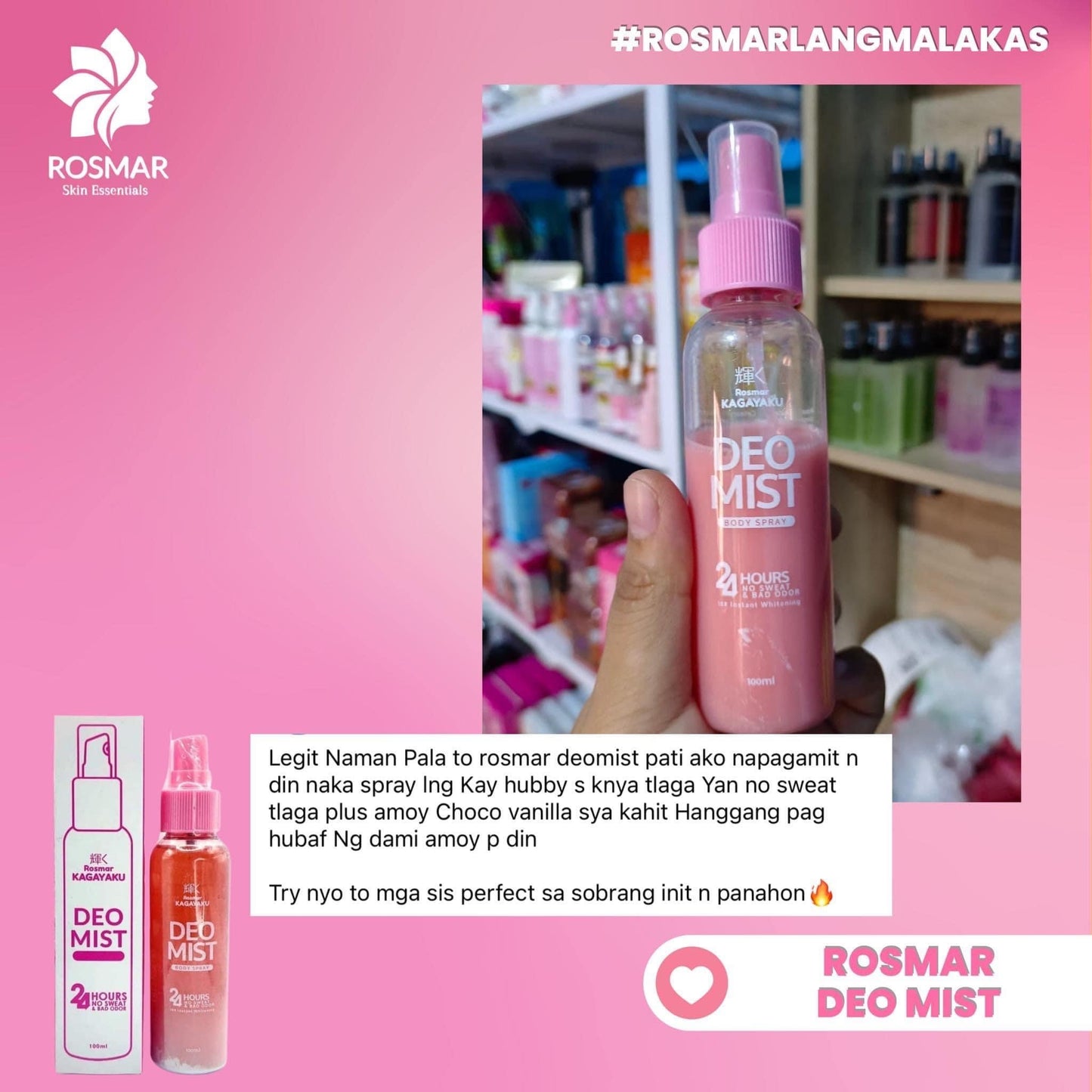 Rosmar Kagayaku Deo Mist