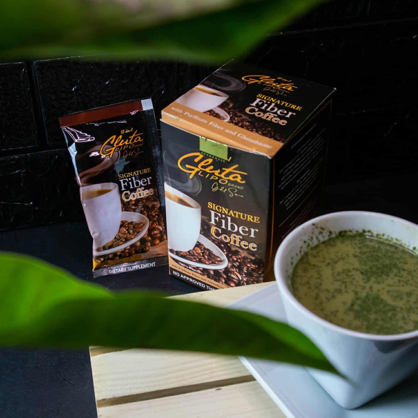 Gluta Lipo Gold Series Signature Fiber Coffee