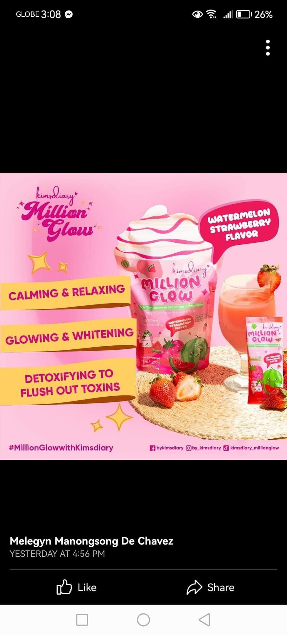 Million Glow Watermelon Strawberry