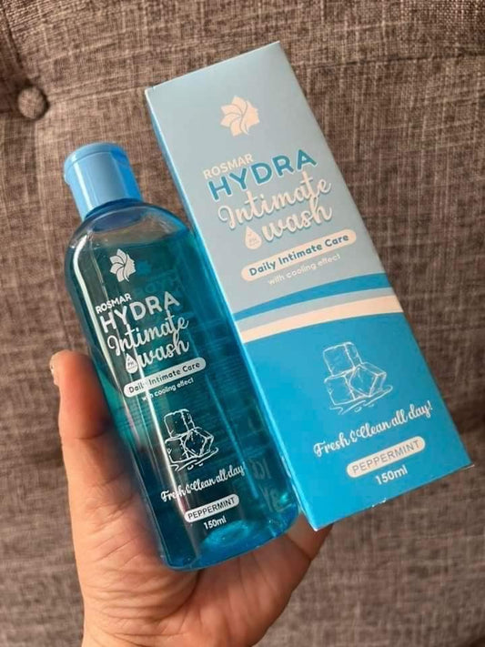 Rosmar Hydra Intimate Wash Daily Intimate Care with Cooling Effect (Peppermint Scent)  - 150ml