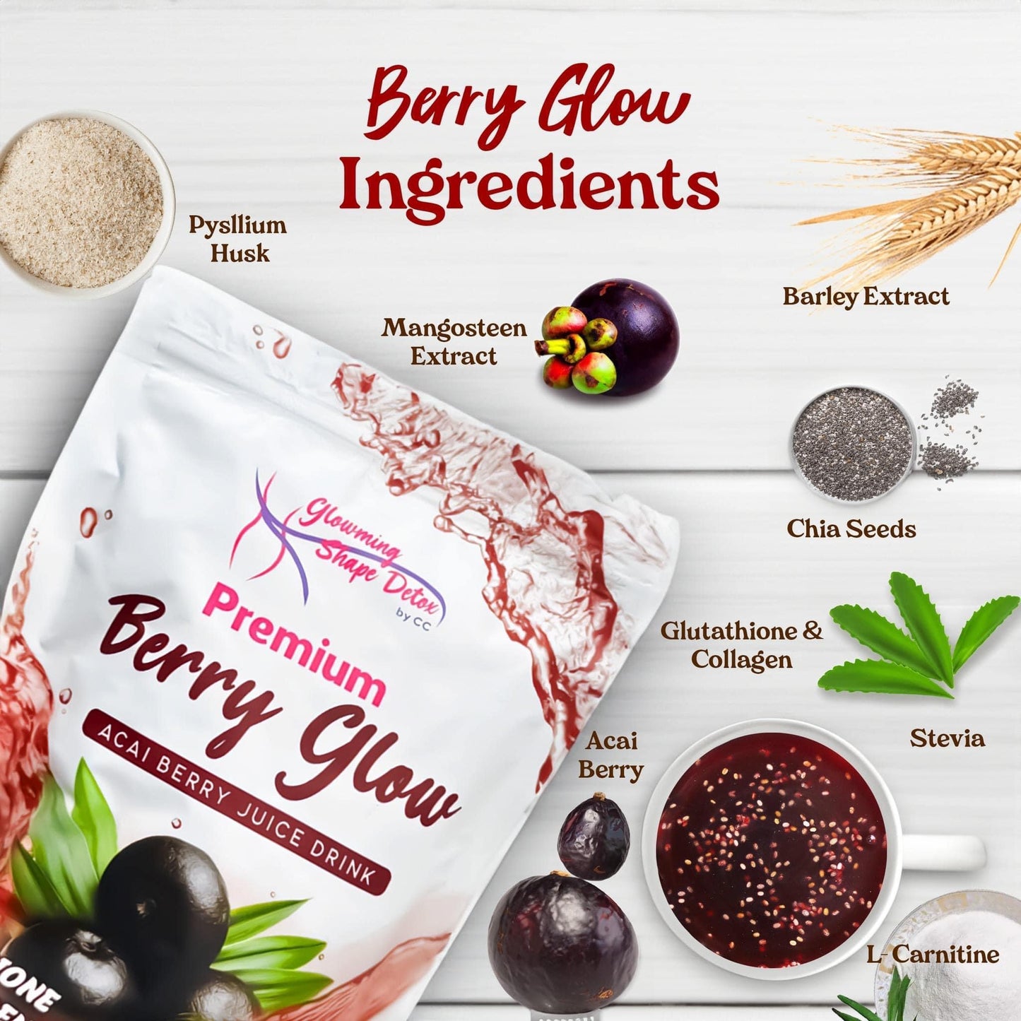 Glowming Shape Detox - Premium Berry Glow