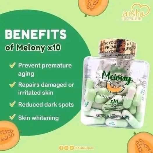 Aishi Gluta Melony - Advanced White x10 - 60 Capsule