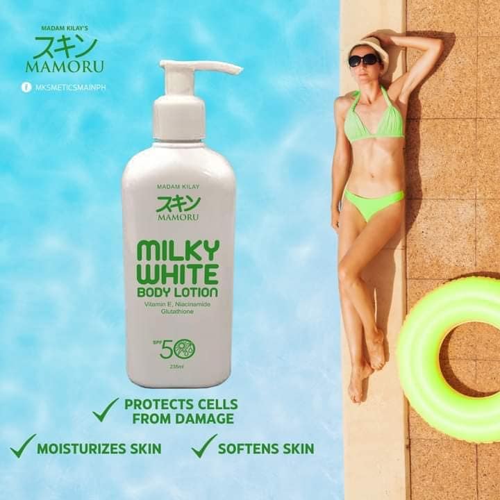 Mamoru Milky White Body Lotion - 235ml